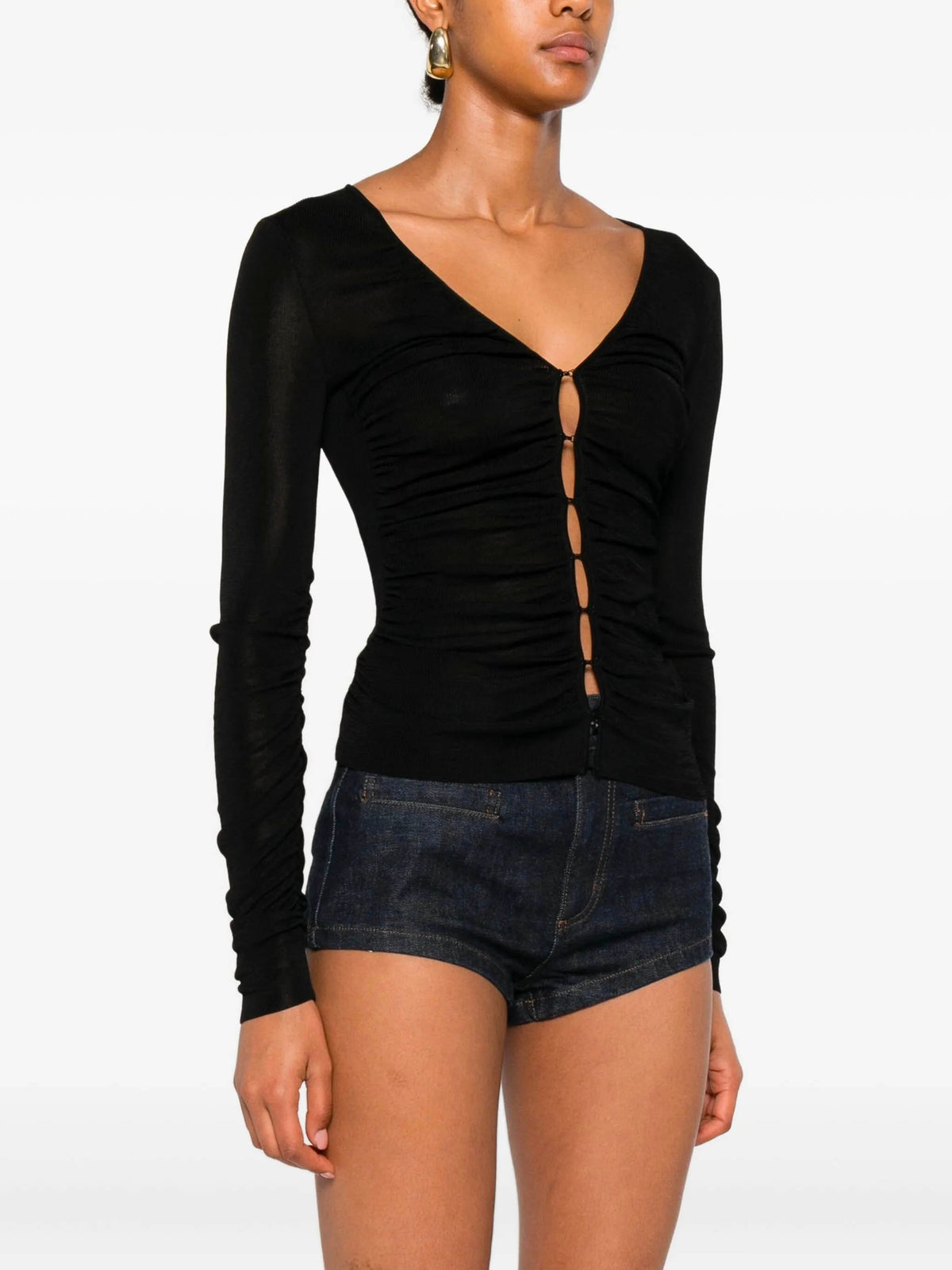 Viscose knitted top
