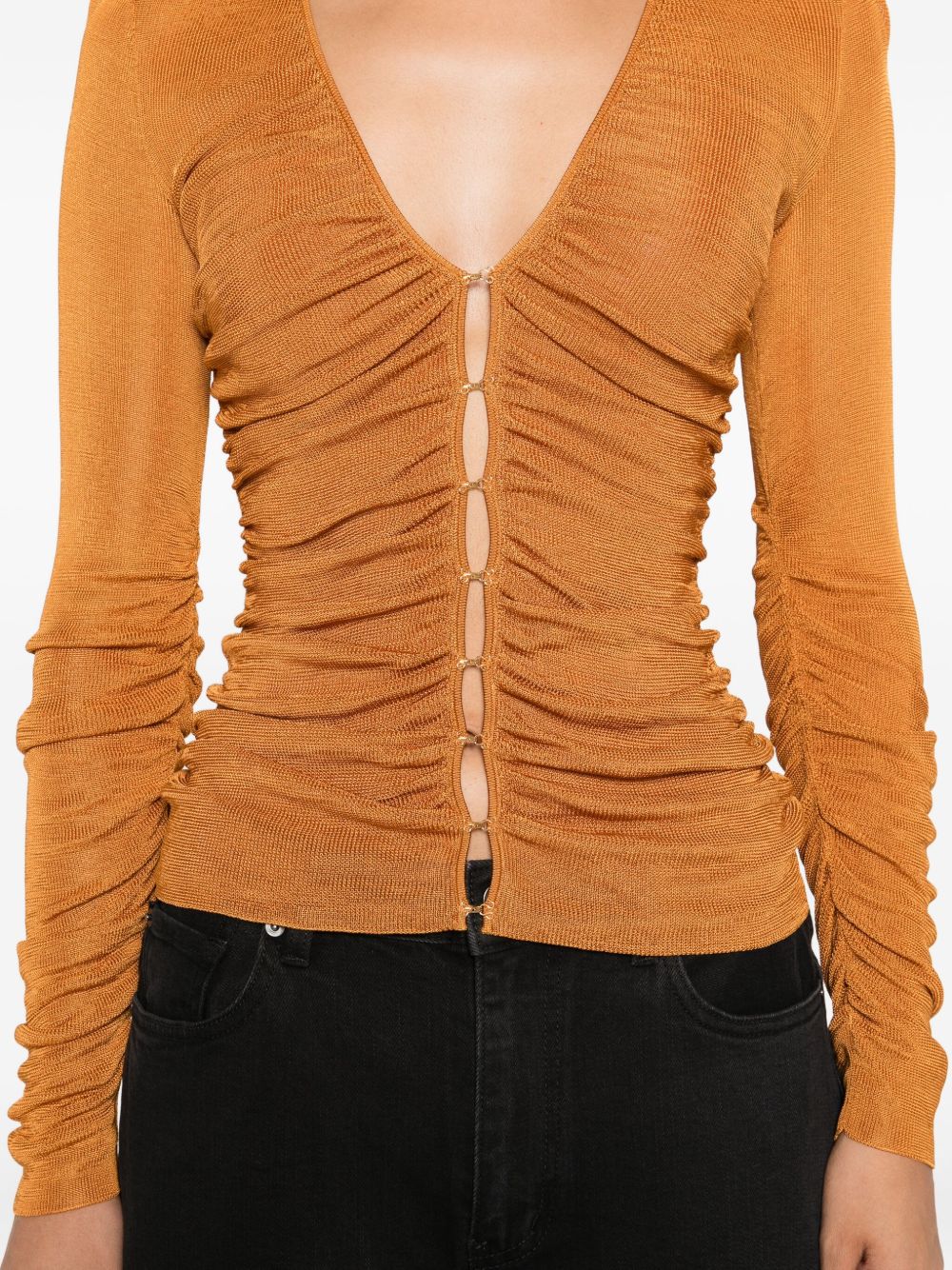 Viscose knitted top