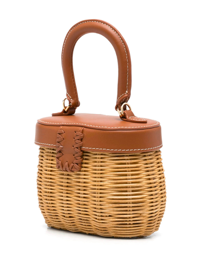 Rattan Bow Basket Bag