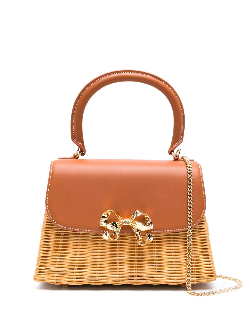 Rattan Mini Bow Bag