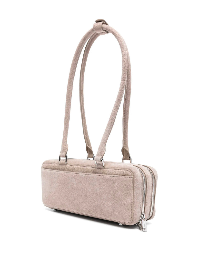 Baguette shoulder bag with charm
