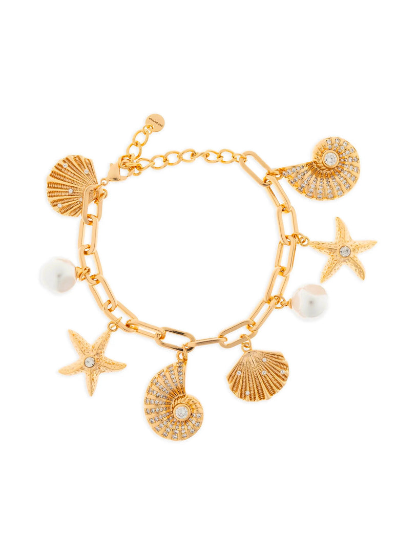 Gold Multi-Charm Bracelet