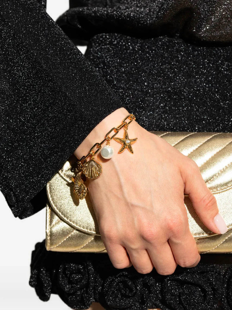 Gold Multi-Charm Bracelet