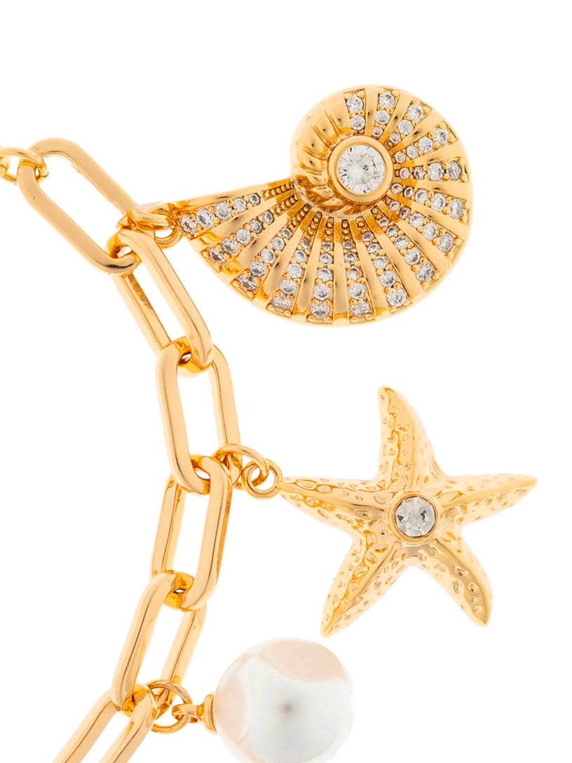 Gold Multi-Charm Bracelet