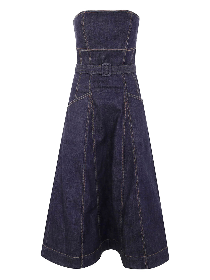 Denim Midi Dress