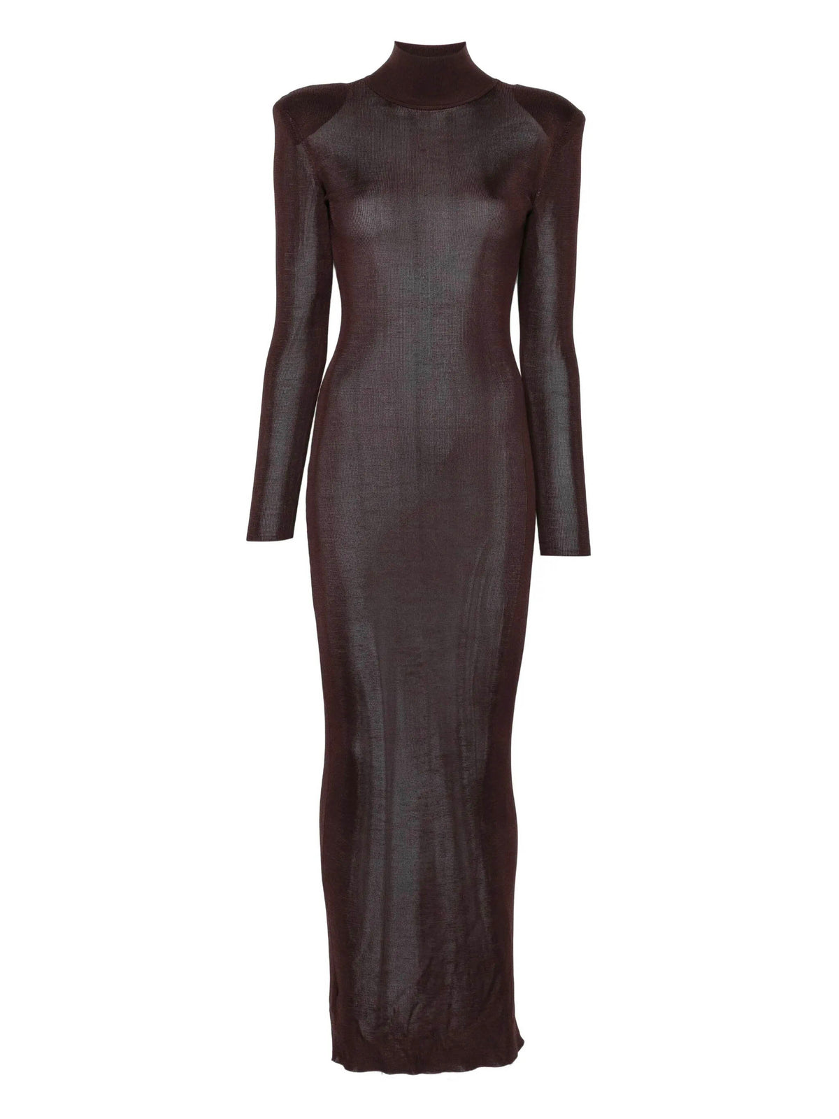 Viscose knit maxi dress