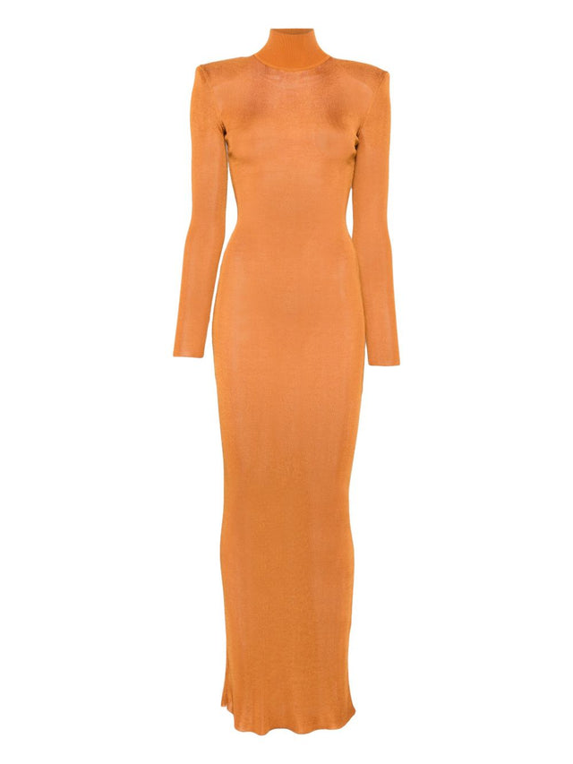 Viscose knit maxi dress