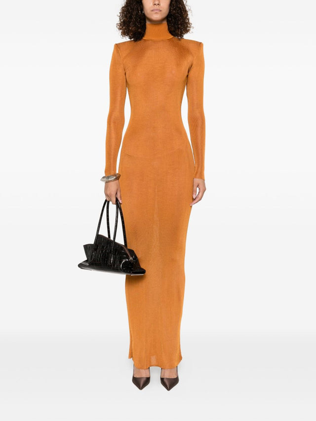 Viscose knit maxi dress