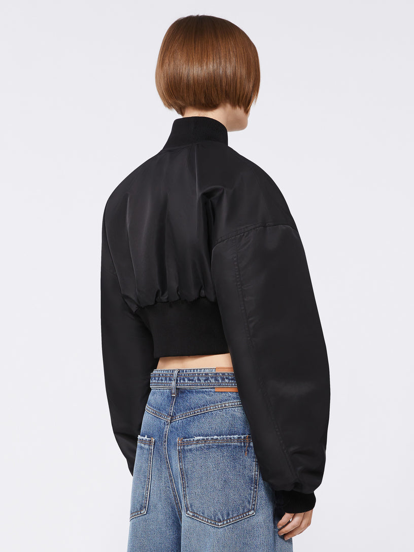 Avenue bomber jacket in water-repellent twill