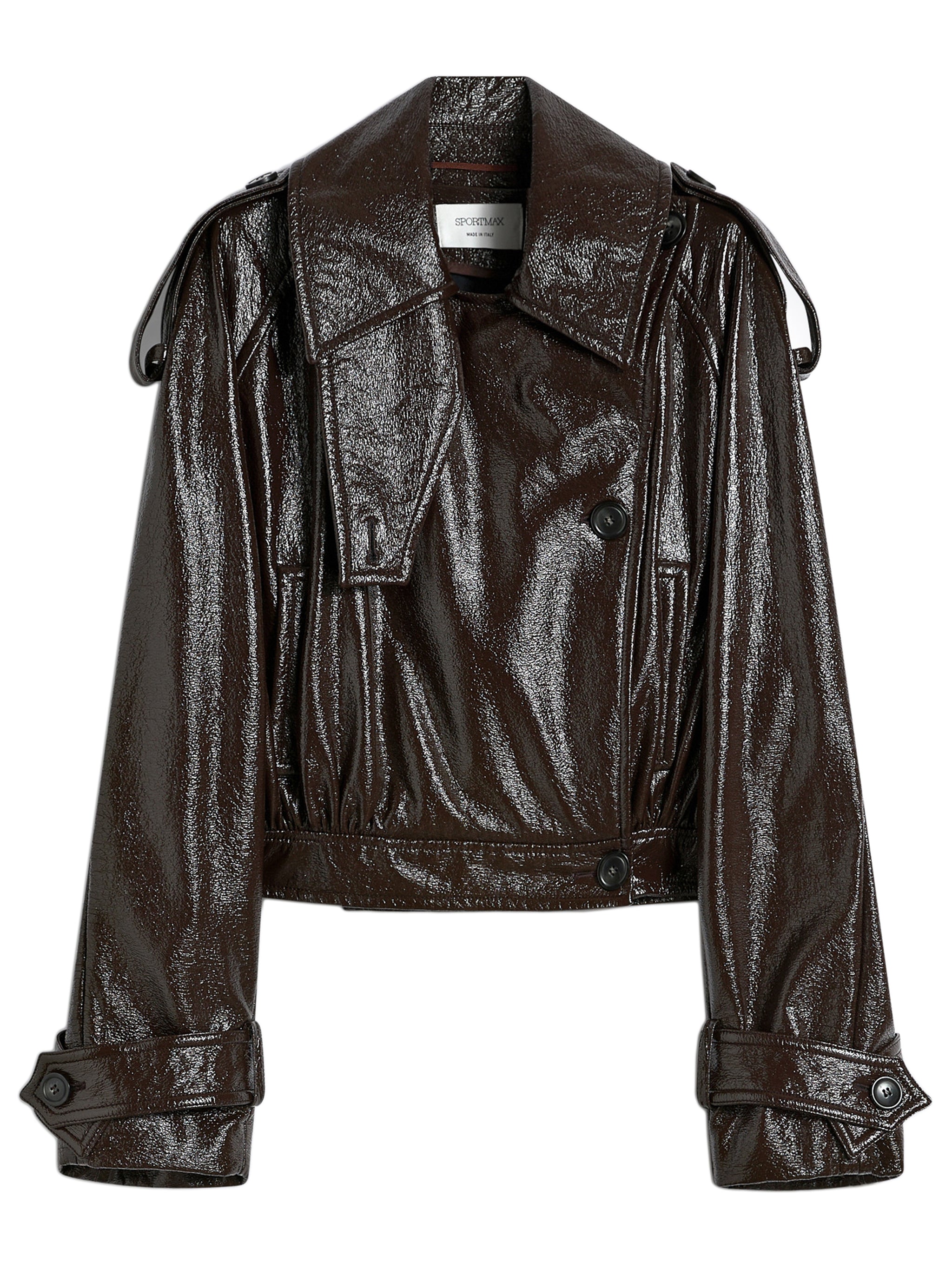 ジャケット・アウター herlipto Viana Wool Short Coat espresso herlipto Viana Wool Short Coat espresso