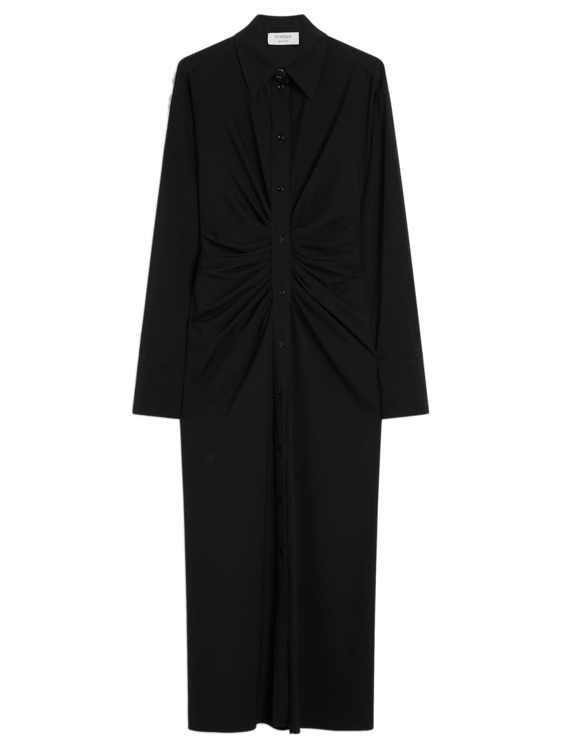 Pirania fitted dress with ruffles