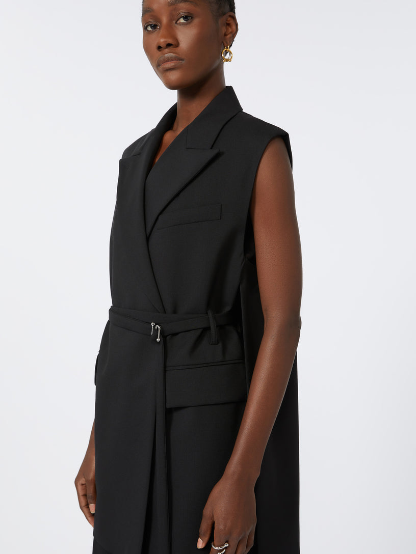 Ciurma Long sleeveless crew blazer
