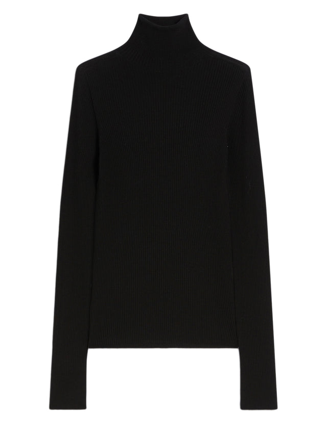Wool turtleneck sweater