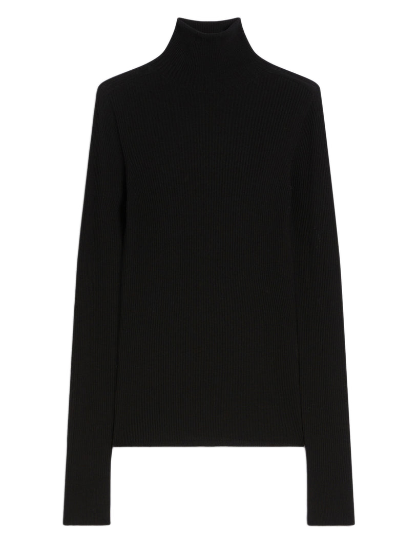 Wool turtleneck sweater