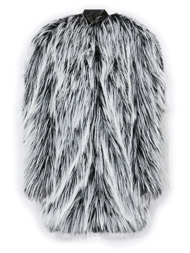 ADESSO1234 Oversized two-tone jacket