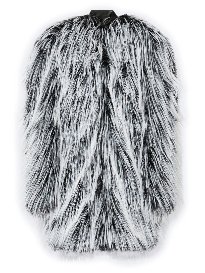 ADESSO1234 Oversized two-tone jacket