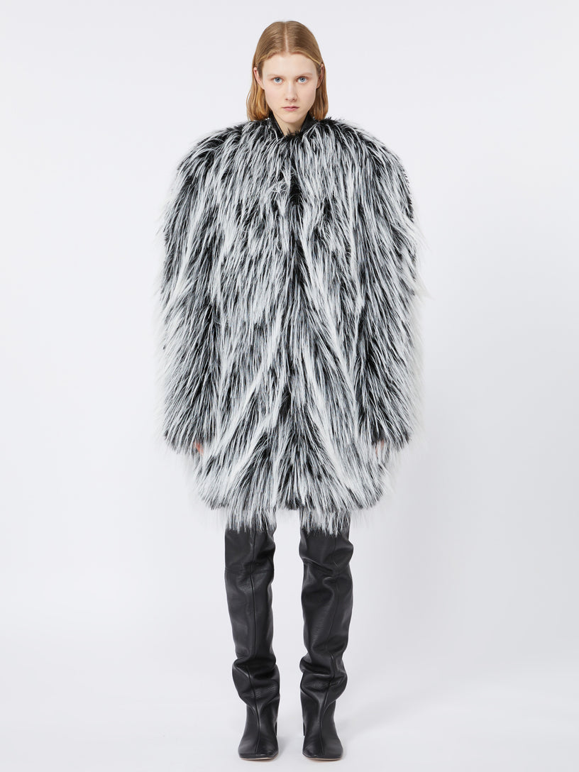 ADESSO1234 Oversized two-tone jacket