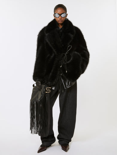 Rosaria belted heavy jacket