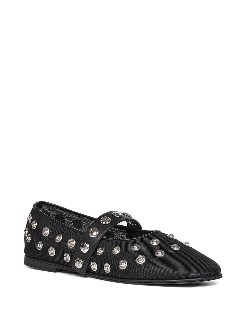 Ryder Popper-Studded Ballet Flats