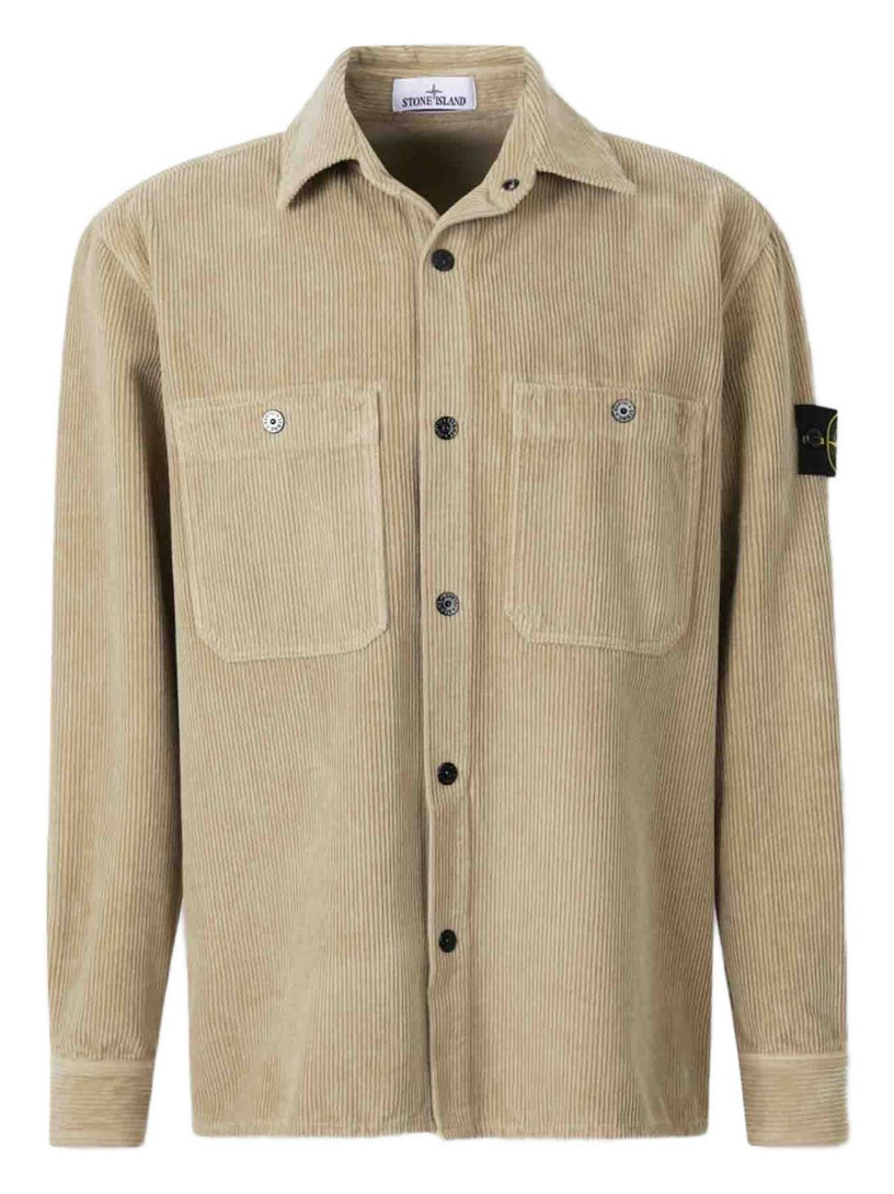Ribbed overshirt