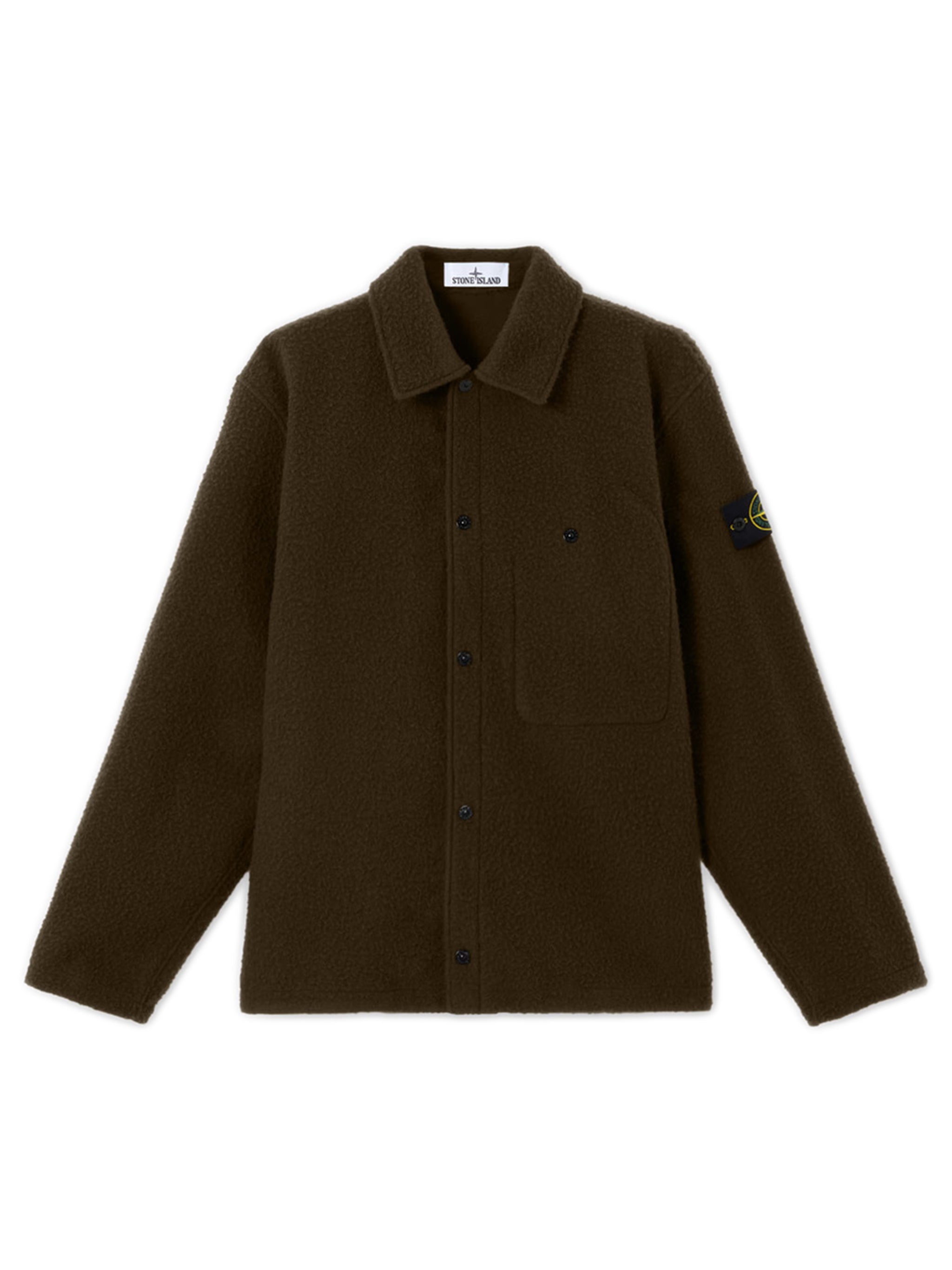 1200027 PERFORMANCE FLANNEL_STONE ISLAND GHOST STONE ISLAND Verde