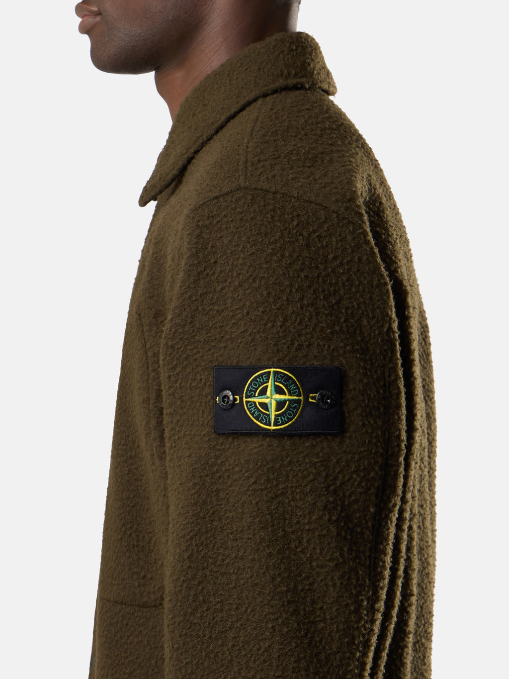 STONE  GHOST 1200027 ジャケット 1200027 PERFORMANCE FLANNEL_STONE ISLAND GHOST STONE ISLAND Verde