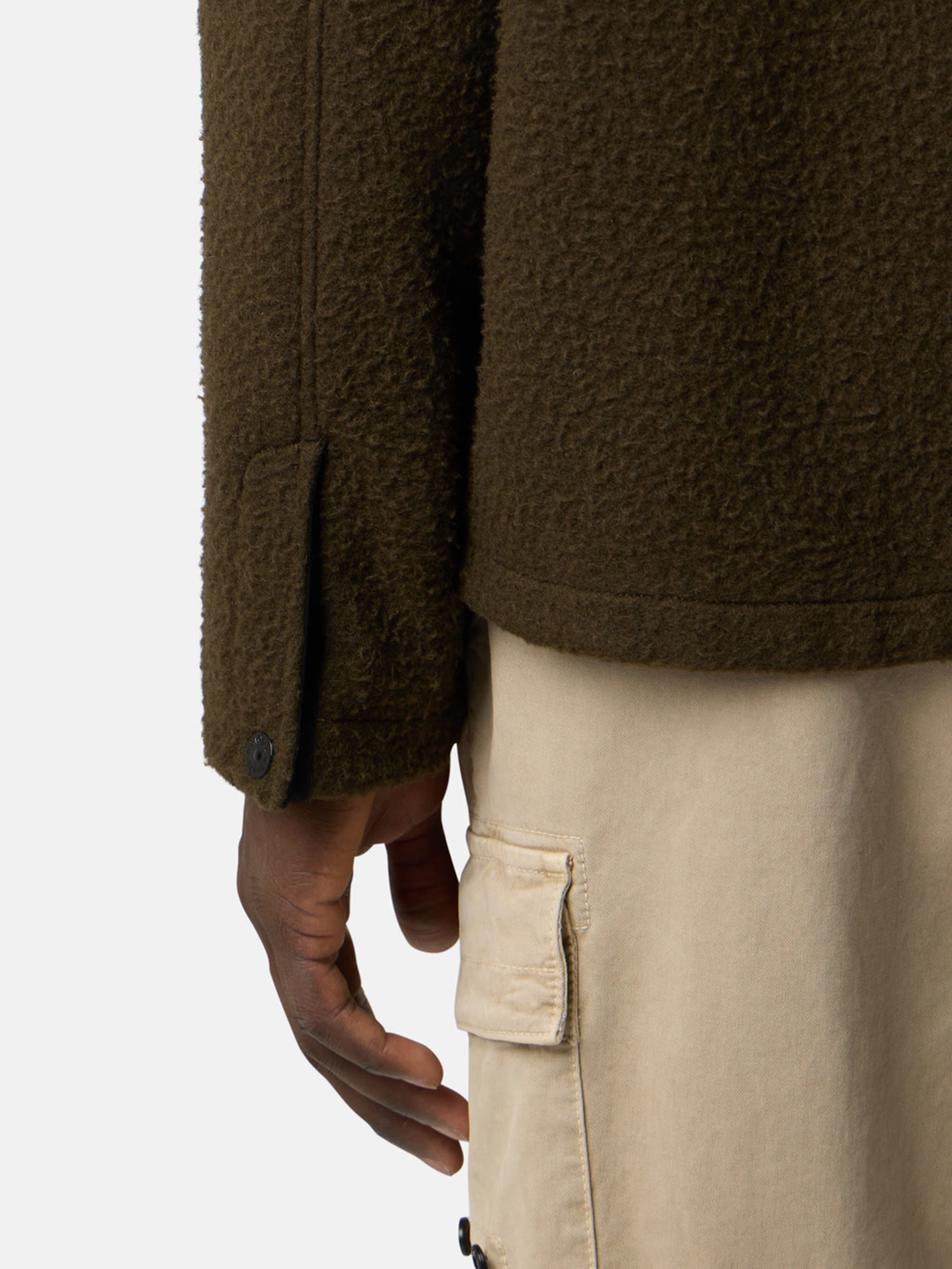 1200027 PERFORMANCE FLANNEL_STONE ISLAND GHOST STONE ISLAND Verde