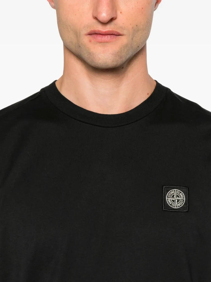 T-shirt with Compass logo patch