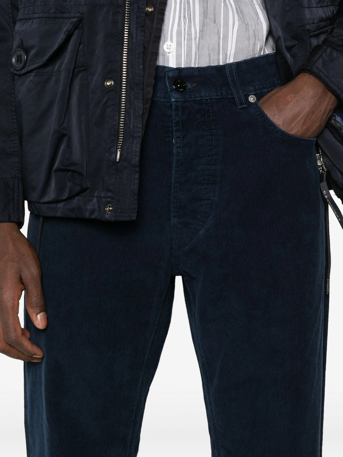 Micro corduroy- rinsed pants