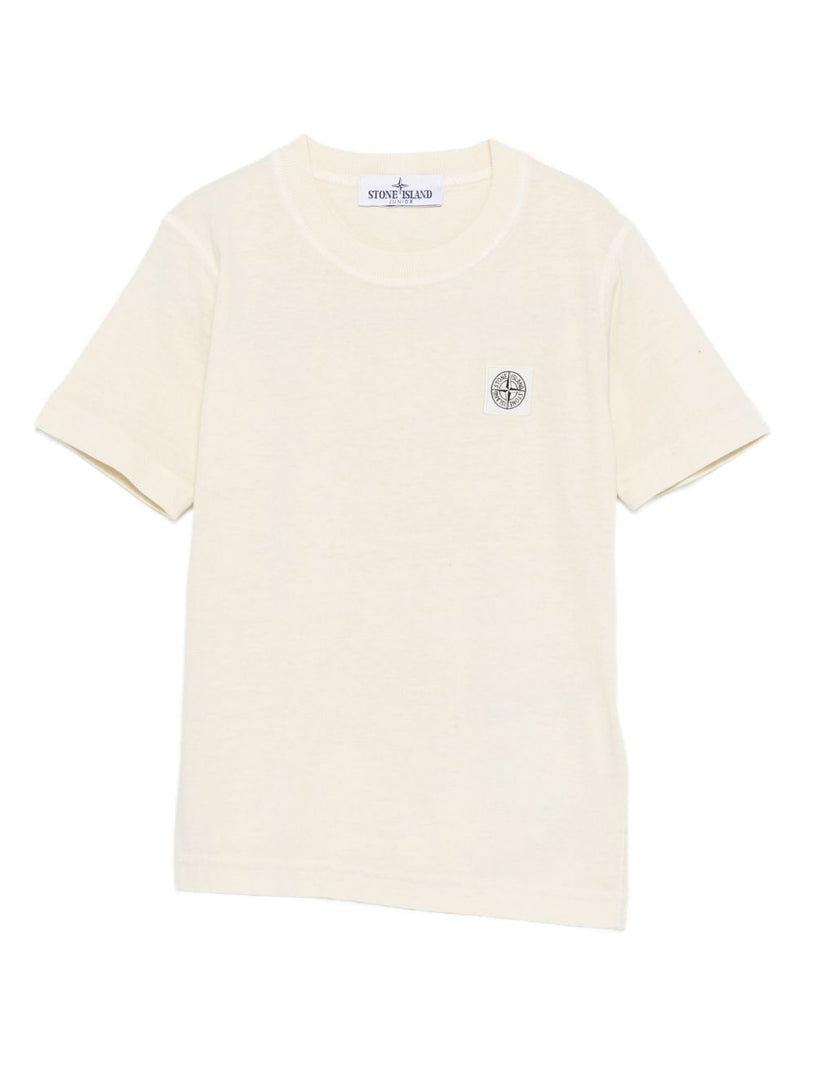 T-shirt with patch logo