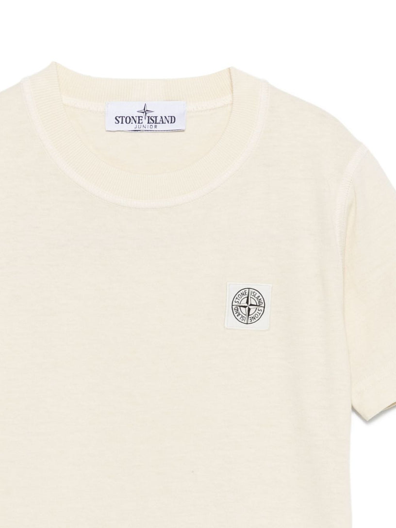 T-shirt with patch logo