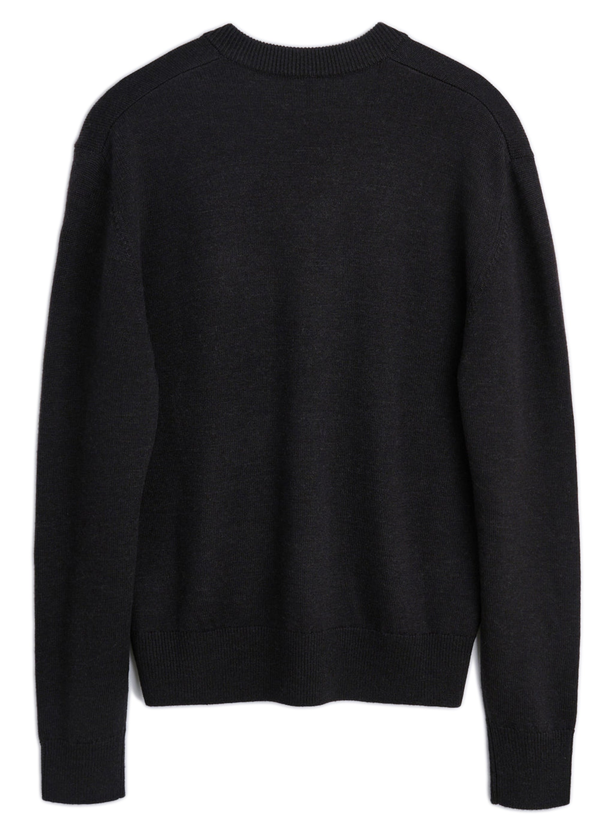 Moon merino v neck Sunflower Nero | Grifo210