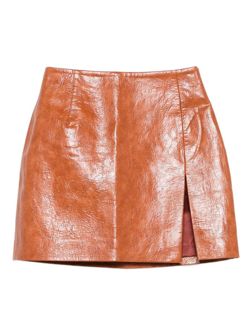 Splitted mini skirt