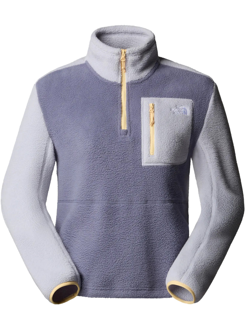 Giacca in pile Yumiori con cerniera a 1/4