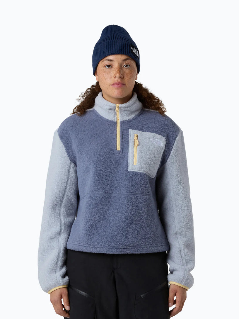 Giacca in pile Yumiori con cerniera a 1/4