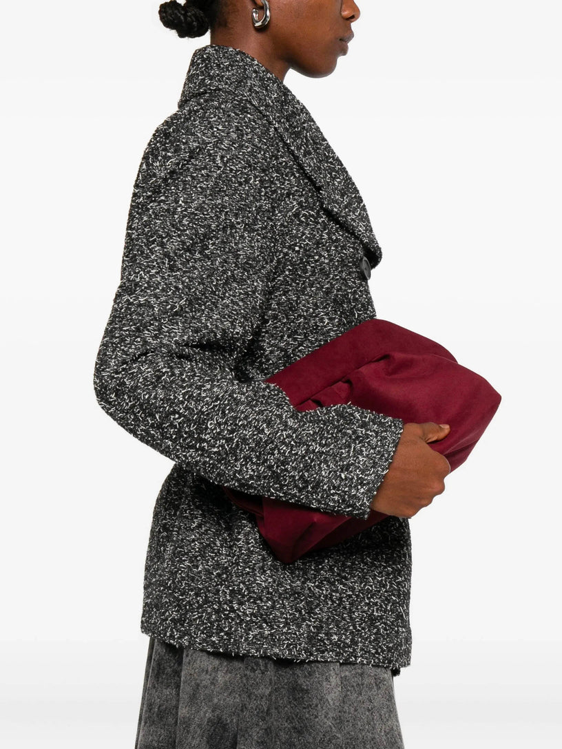 Clutch bios in suede