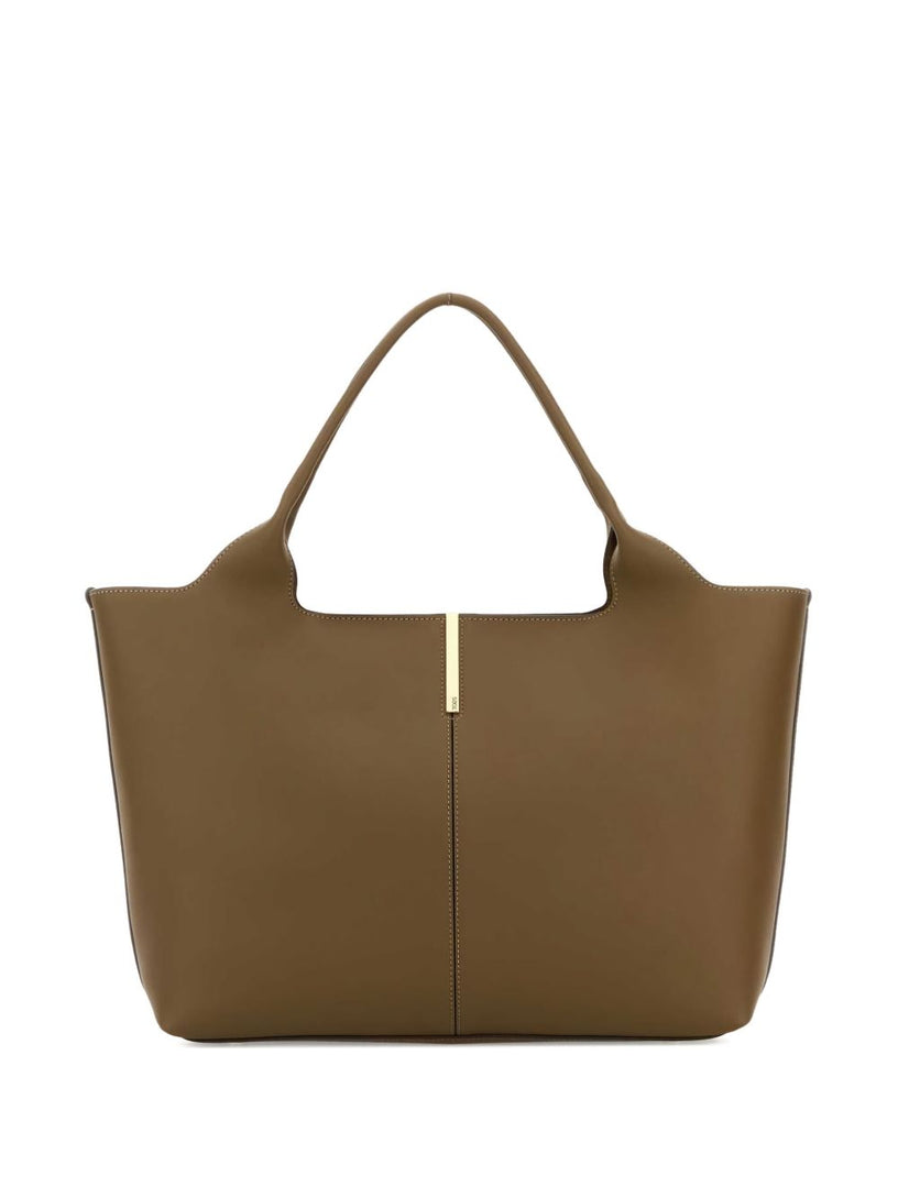 Medium-Small Leather Shopping Bag