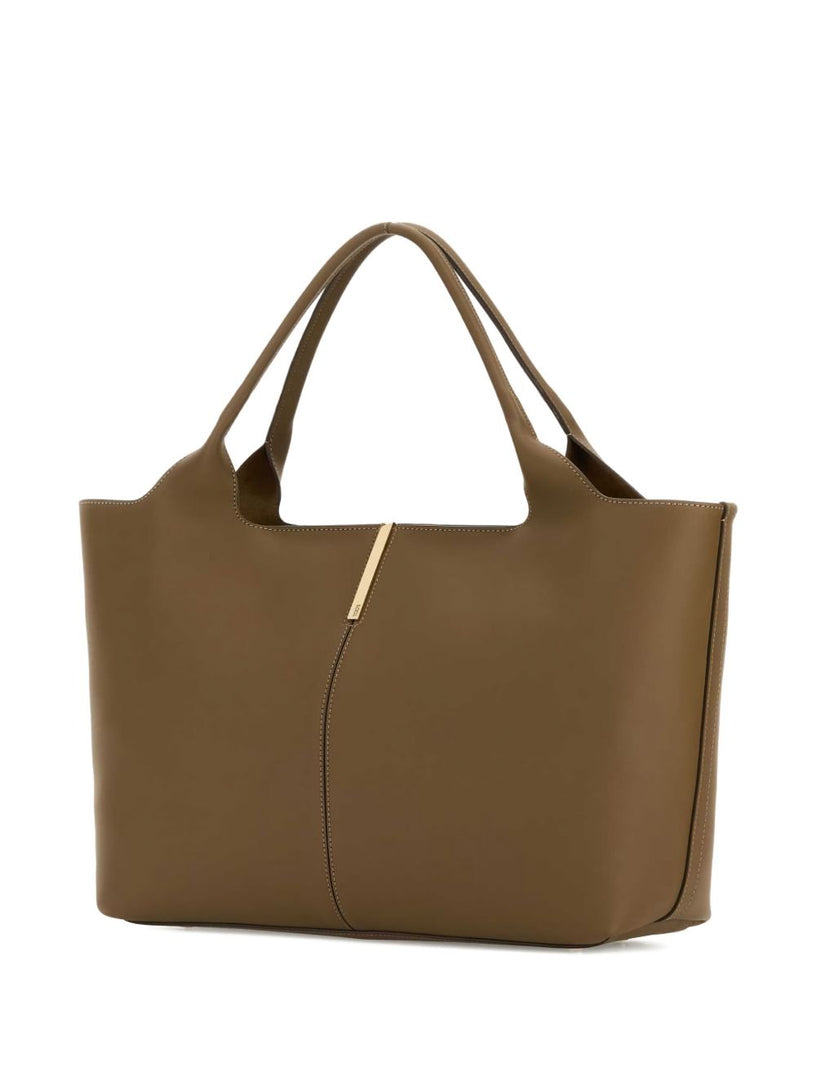 Medium-Small Leather Shopping Bag
