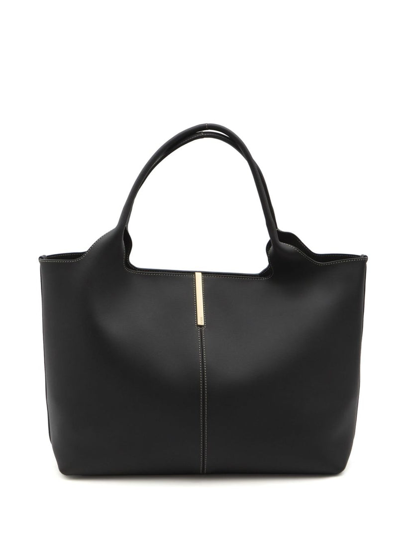 Medium-Small Leather Shopping Bag