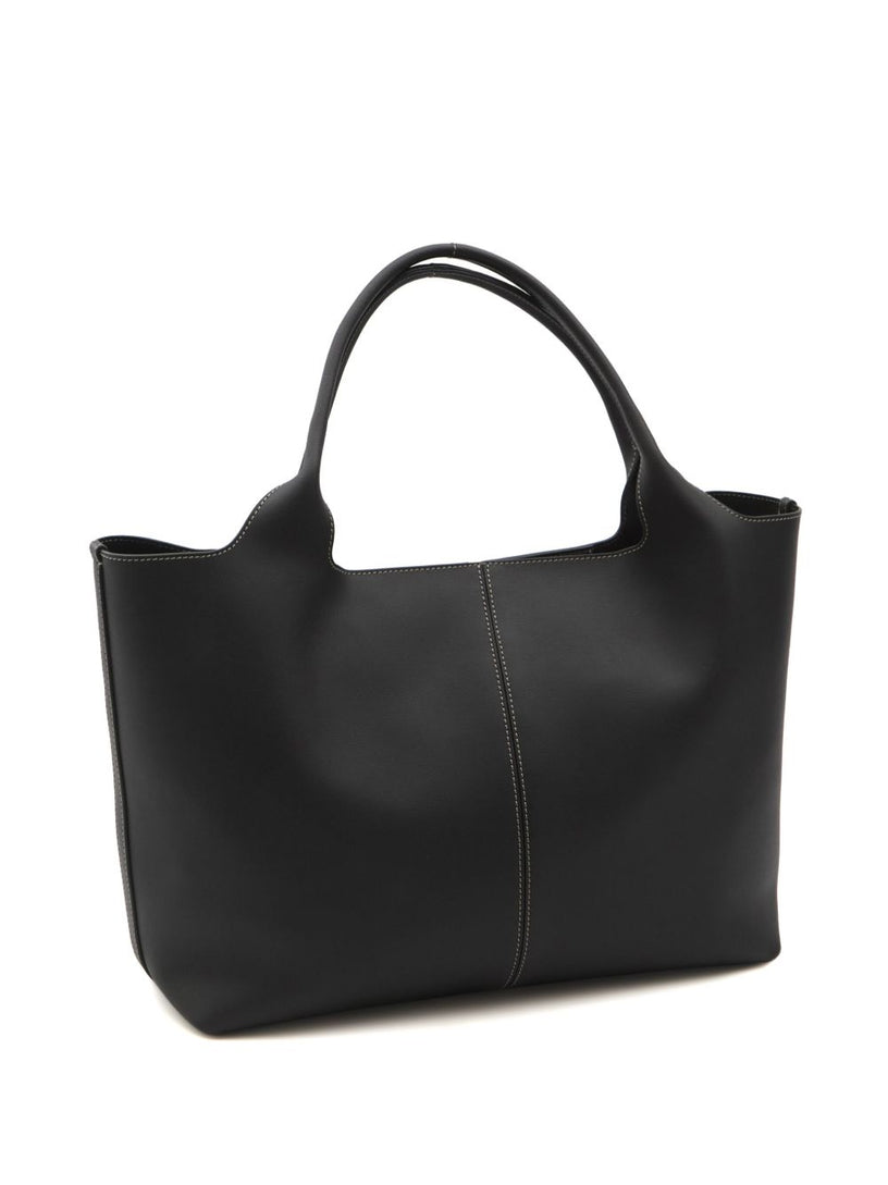 Medium-Small Leather Shopping Bag