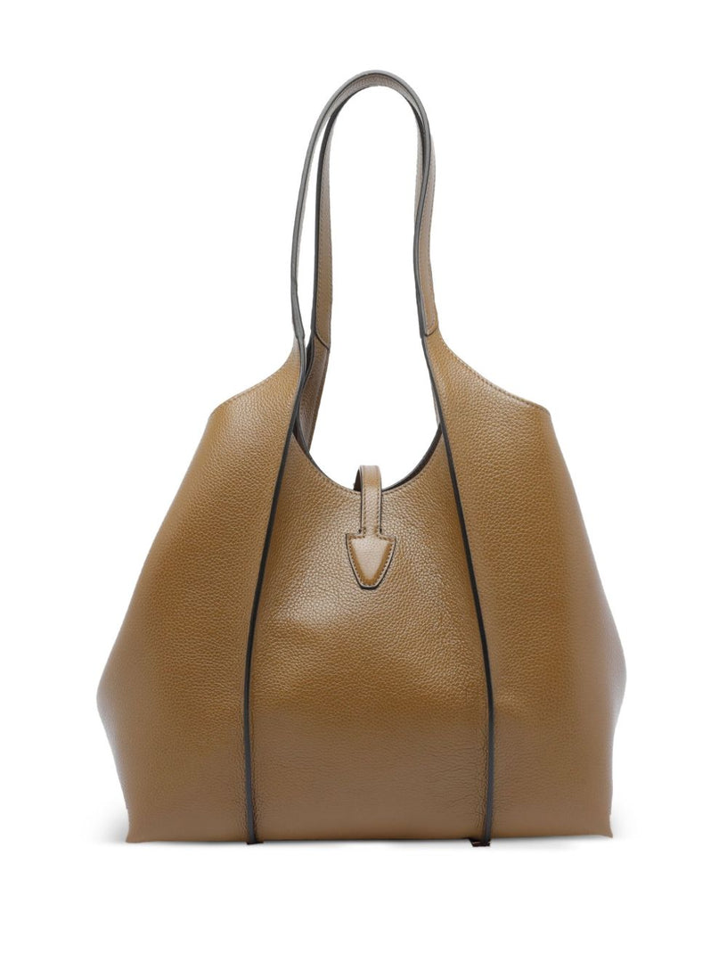 T Timeless Small Leather Shopping Bag