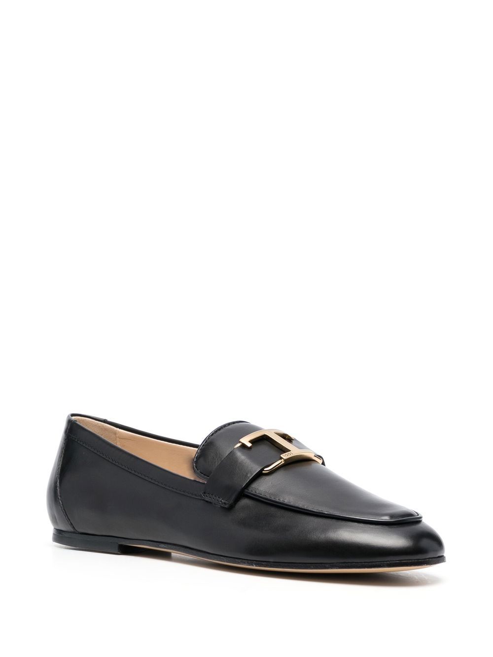 T Timeless Leather Moccasin Tod's Nero | Grifo210