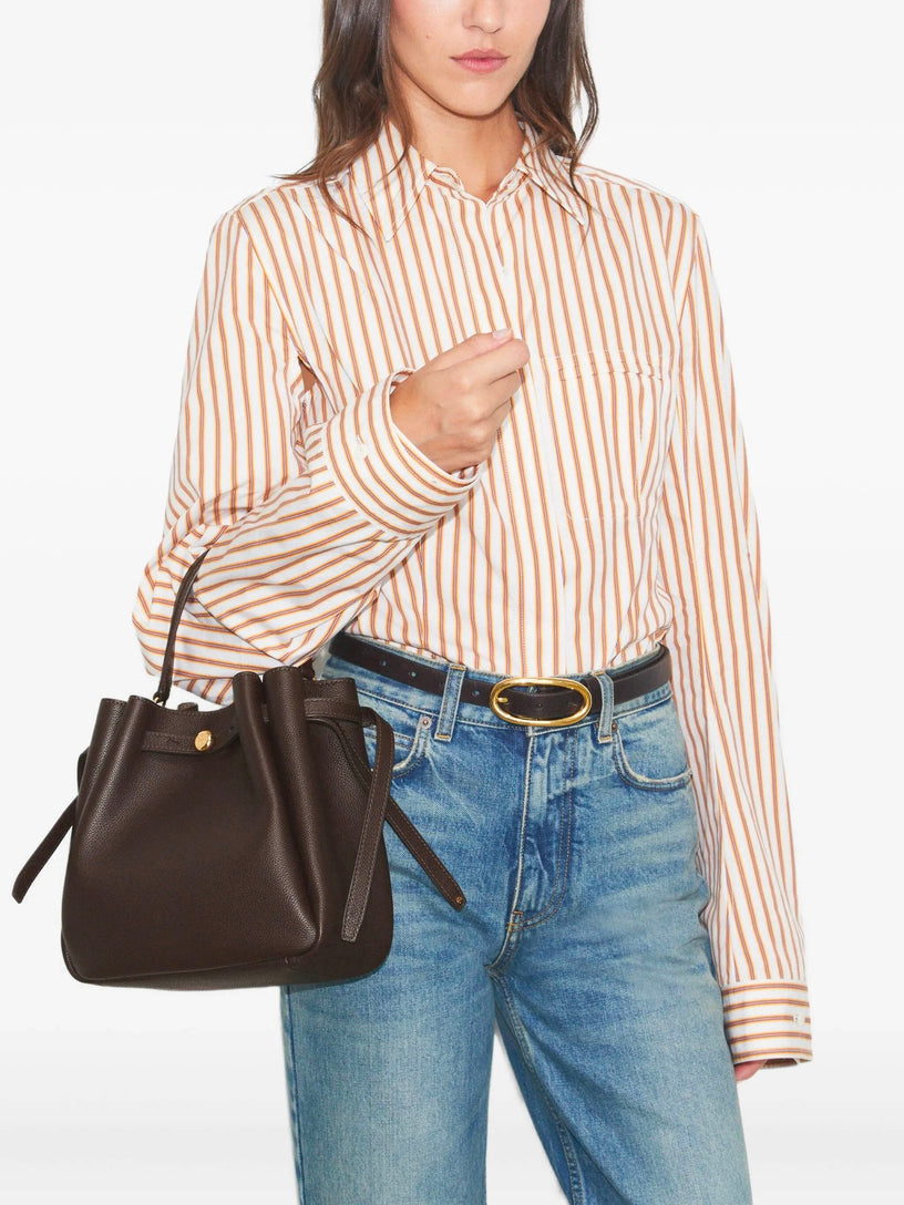 Romy suede bucket bag