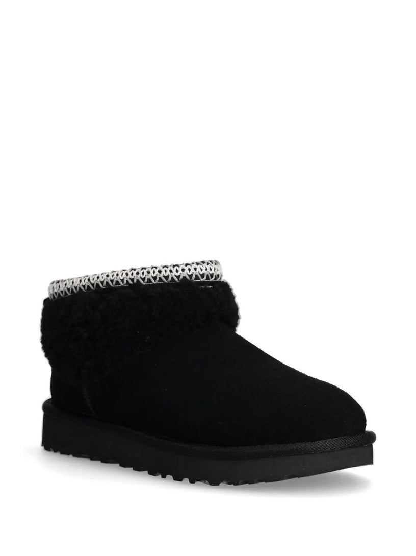 Classic ultra mini maxi curly boots