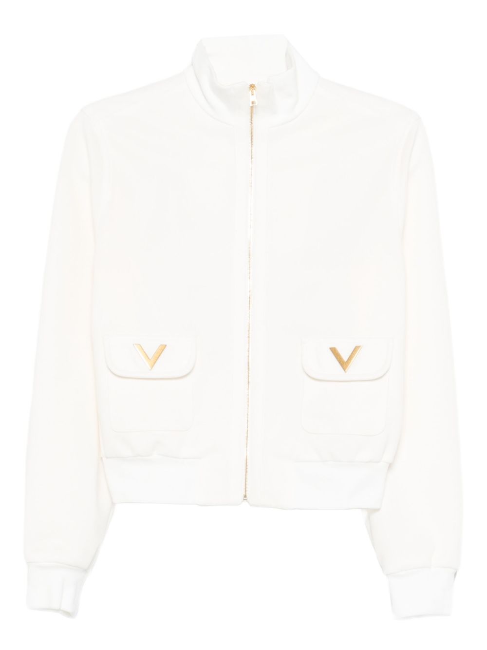 Jacket with gold V