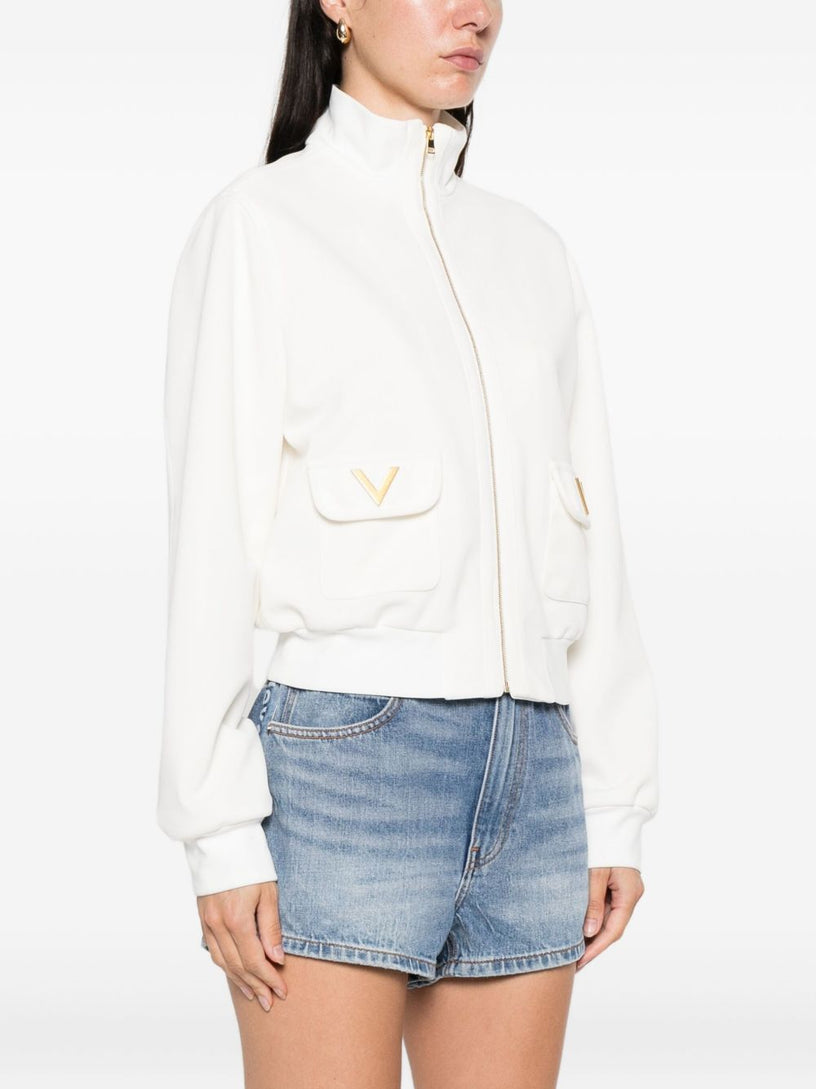 Jacket with gold V