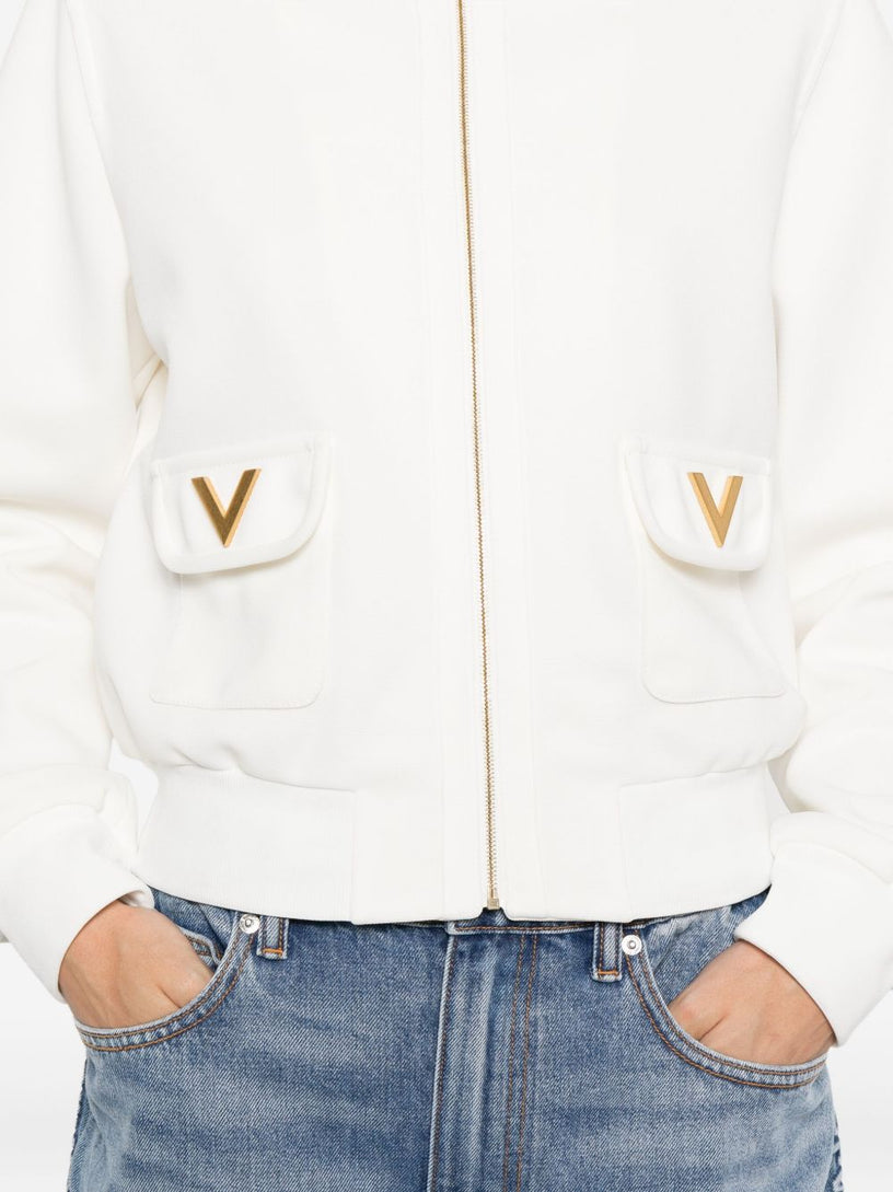 Jacket with gold V