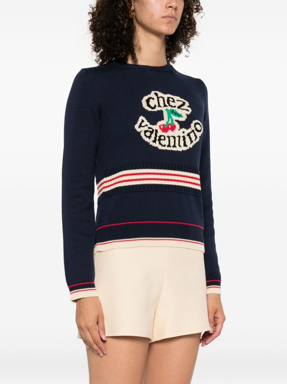 Chez Valentitno Sweater Valentino Garavani Blu | Grifo210
