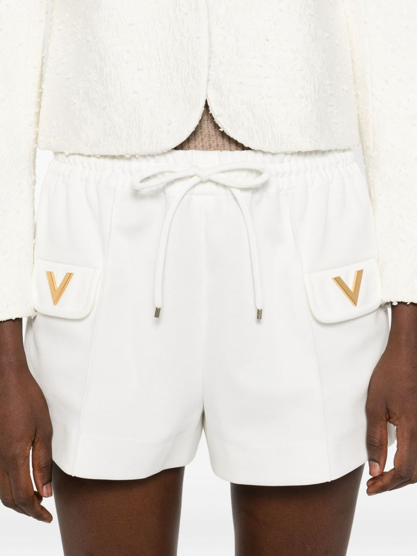 Shorts with V logo
