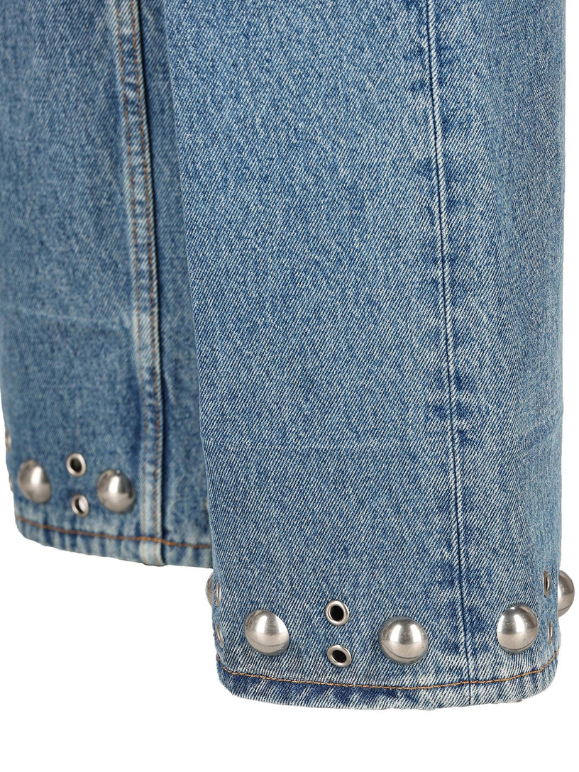Jeans with metal details